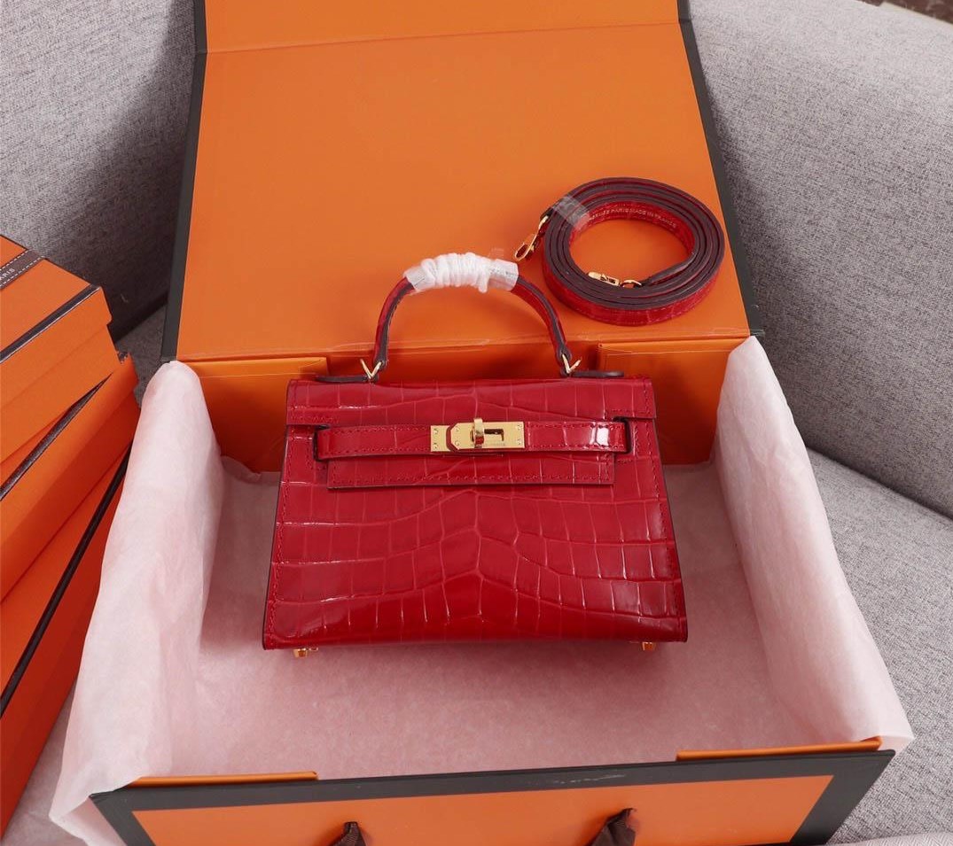 Red Luxury Designer Bag – Sandra Beauty Collection
